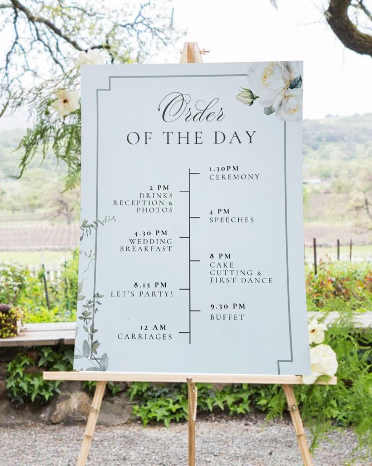 Order of the Day Signs 4