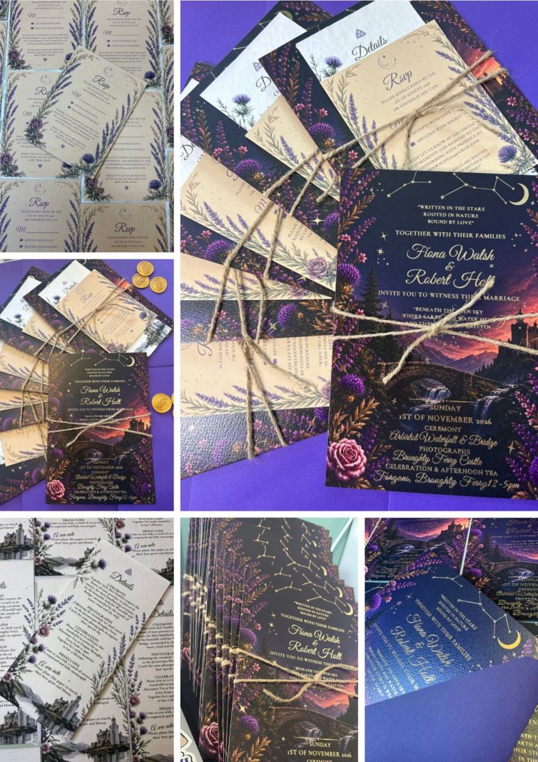 10_Mystical wedding invitation