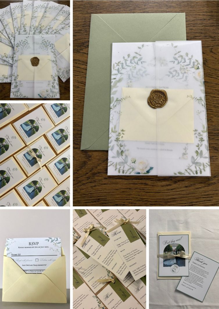 12.Elegant Roses Wedding Invitations